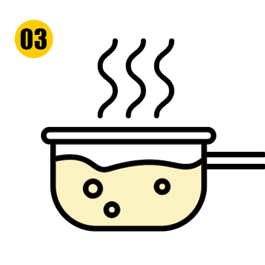 必要分を雪平に移し、好きな量で希釈する。