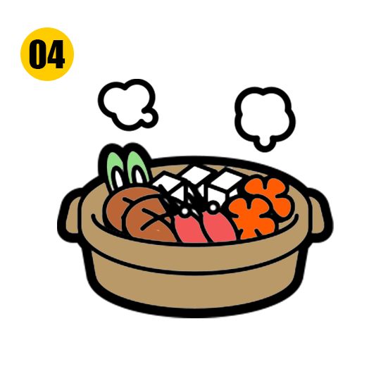 お好みのタレと具材を入れたら完成！